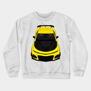 camaro zl1 1le yellow Crewneck Sweatshirt